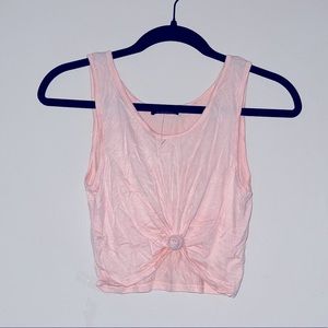 Fashion Nova light pink cropped tank